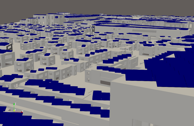 Stardis practical: urban photovoltaics